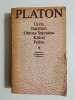 UCZTA EUTYFRON, OBRONA SOKRATESA KRITON FEDON - PLATON 1984